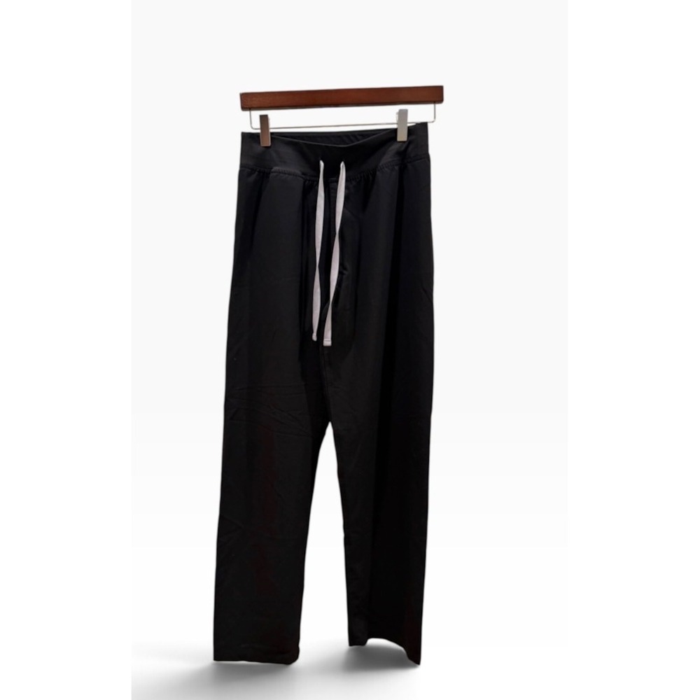 Figs HW Livingston High Waisted Scrub Pants Black Small W22SW2016